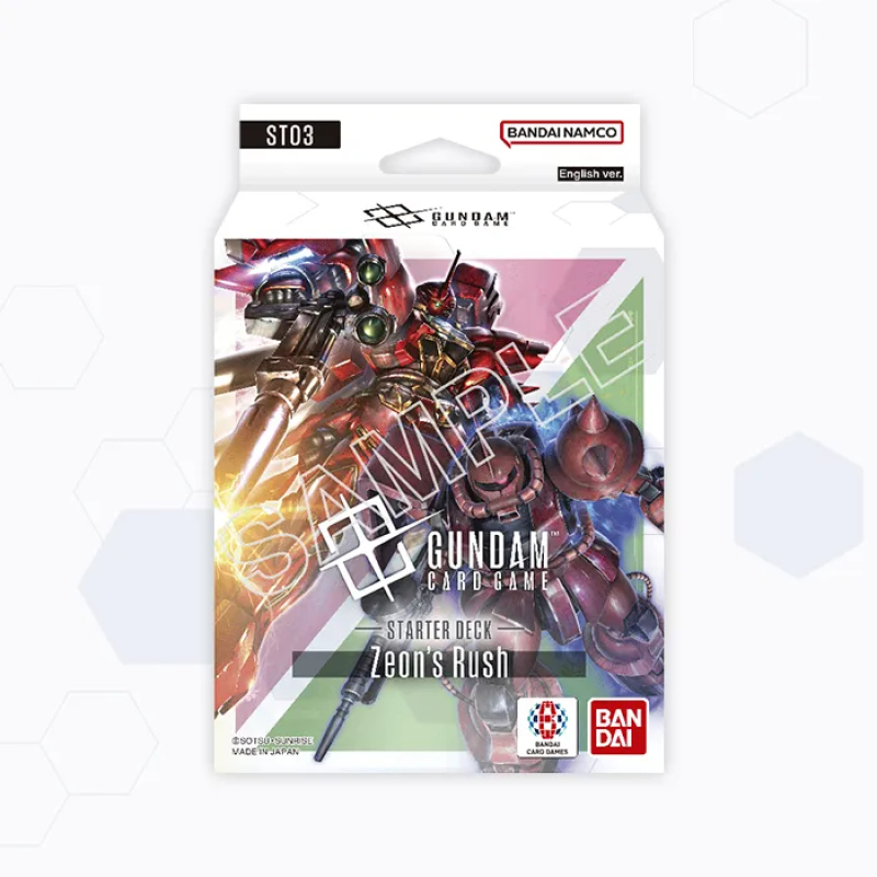 GUNDAM CARD GAME STARTER DECK ST-03 - Zeon's Rush