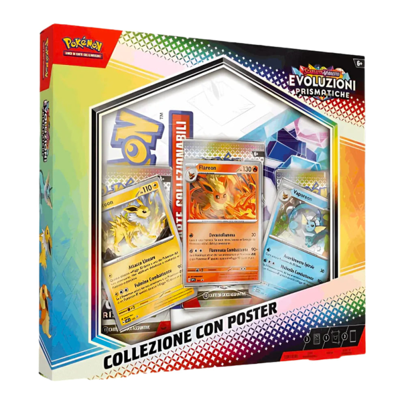 POKEMON - COLLEZIONE SCARLATTO E VIOLETTO - EVOLUZIONI PRISMATICHE CON POSTER - ITA