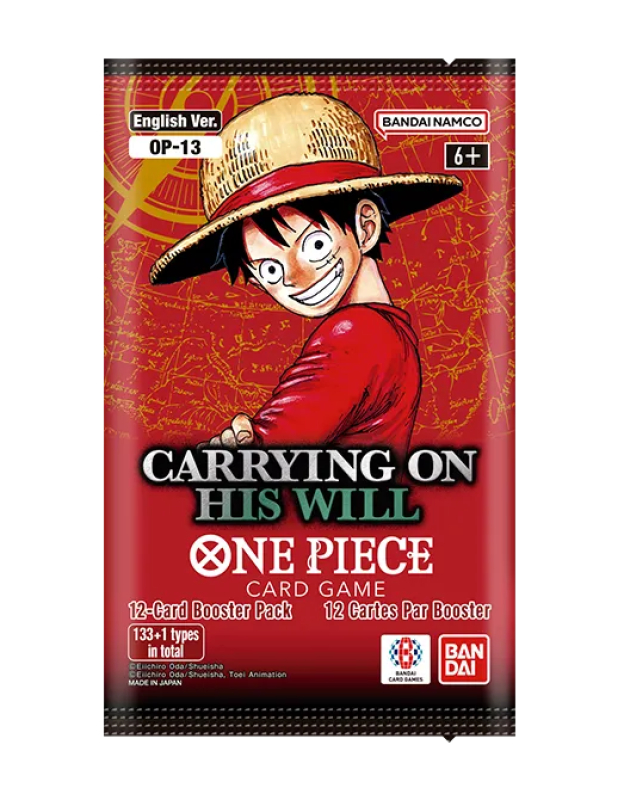 ONE PIECE CARD GAME - CARRYING ON HIS WILL BOOSTER PACK OP-13