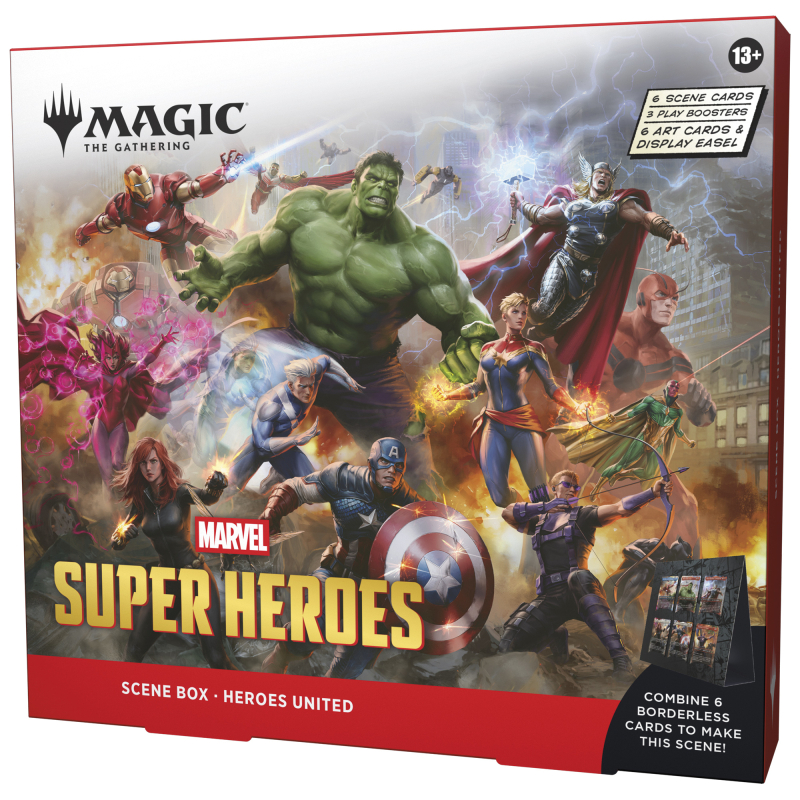 MAGIC THE GATHERING - BOX SCENE MARVEL SUPER HEROES :HEROES