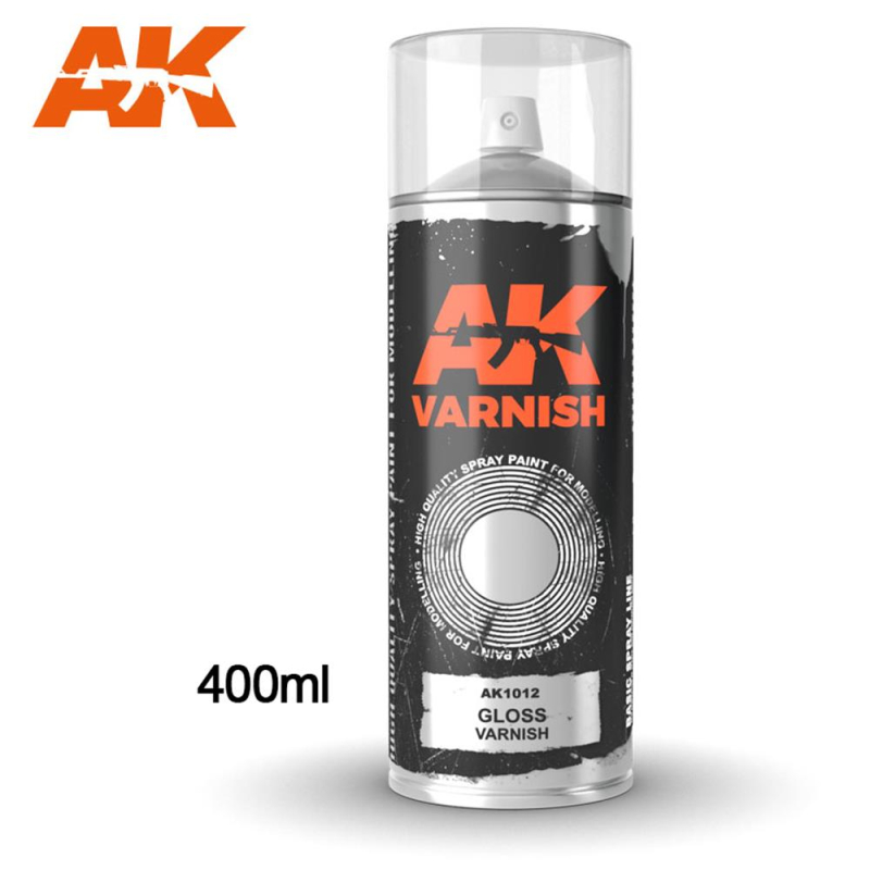SPRAY VARNISH - GLOSS VARNISH - Protettivo Trasparente Lucido 