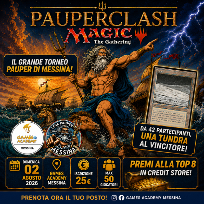 TICKET PARTECIPAZIONE - PAUPERCLASH 2026 