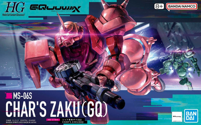 HIGH GRADE - CHAR’S ZAKU(GQ) - MODEL KIT 1/144 