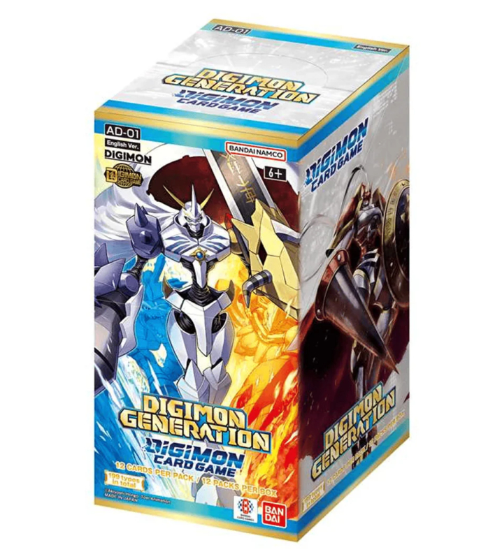 DIGIMON CARD GAME BOX DISPLAY ADVANCED DIGIMON GENERATION AD-01