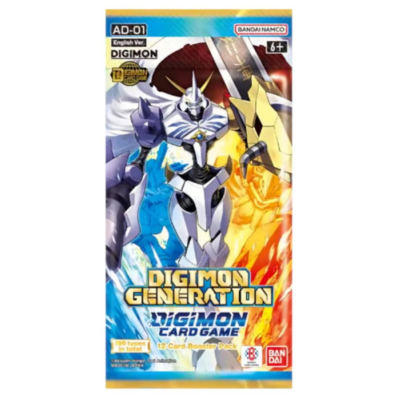 DIGIMON CARD GAME - ADVANCED BOOSTER DIGIMON GENERATION ( BUSTA SINGOLA) AD-01 
