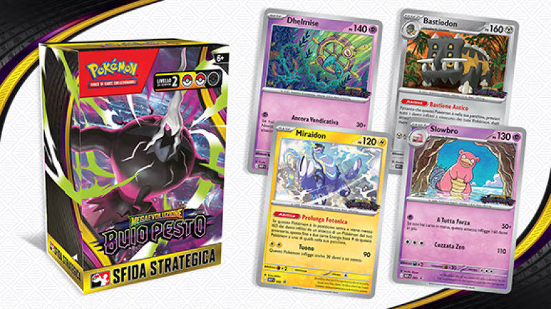 POKEMON SFIDA STRATEGICA BUIO PESTO - MEGAEVOLUZIONE
