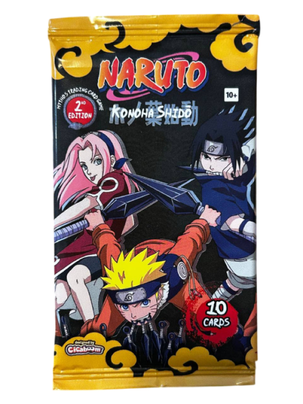 NARUTO MYTHOS TCG - Konoha Shido 2nd Edition - BUSTA SINGOLA 