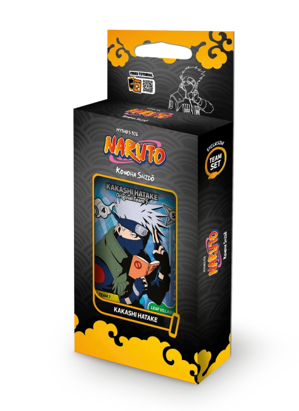 NARUTO MYTHOS TCG - Team Set Box Kakashi - Konoha Shido 2° Edition (ENG)