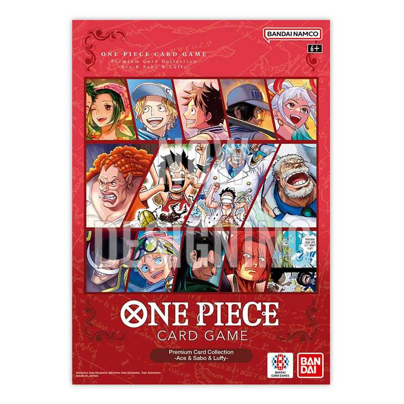 ONE PIECE CARD GAME - PREMIUM CARD COLLECTION - BEST SELECTION - ACE & SABO & LUFFY