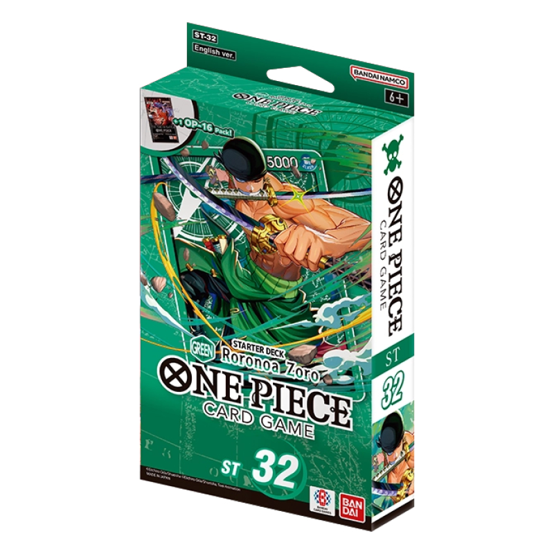 ONE PIECE CARD GAME STARTER DECK GREEN ZORO (ST-32) - ENG