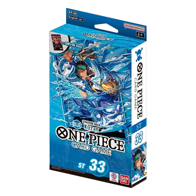ONE PIECE CARD GAME STARTER DECK BLUE KUZAN (ST-33) - ENG 