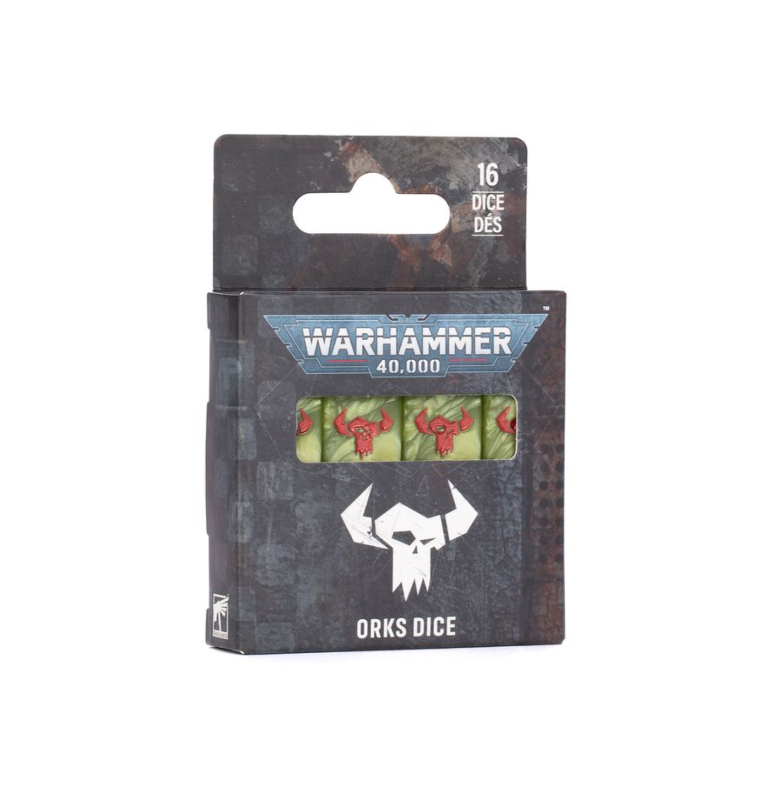 WARHAMMER 40K: ORKS  SET da 16 DADI (2026) 