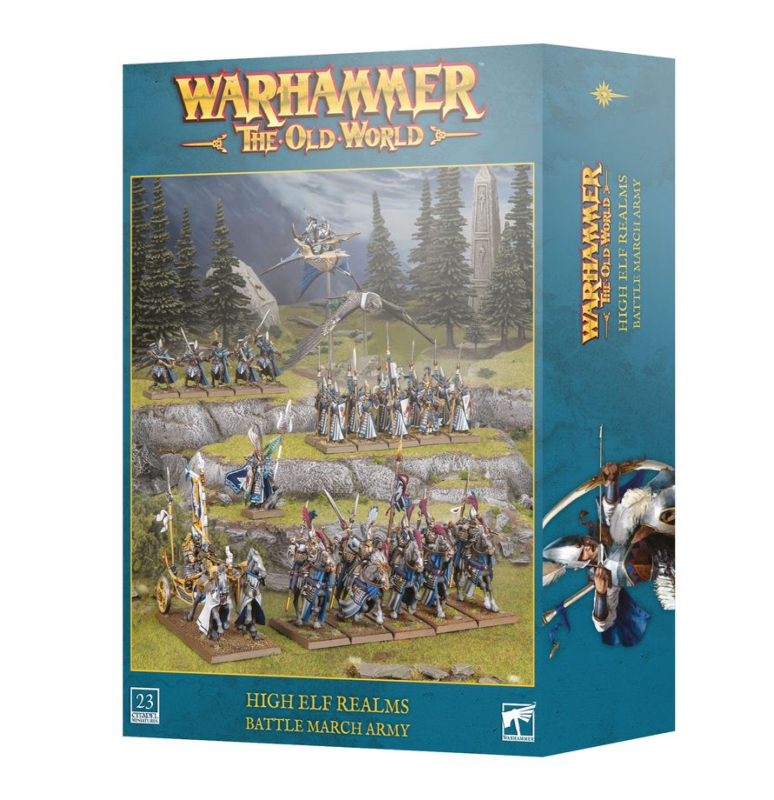 WARHAMMER THE OLD WORLD: HIGH ELF REALMS - HIGH ELF REALMS  BATTLE MARCH ARMY