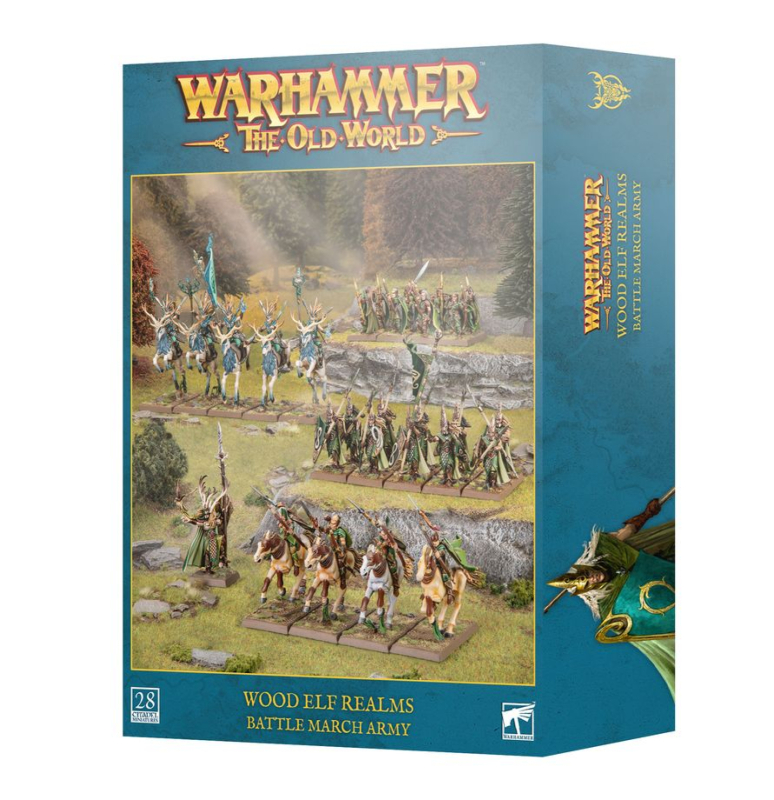 WARHAMMER THE OLD WORLD: WOOD ELF REALMS  BATTLE MARCH ARMY