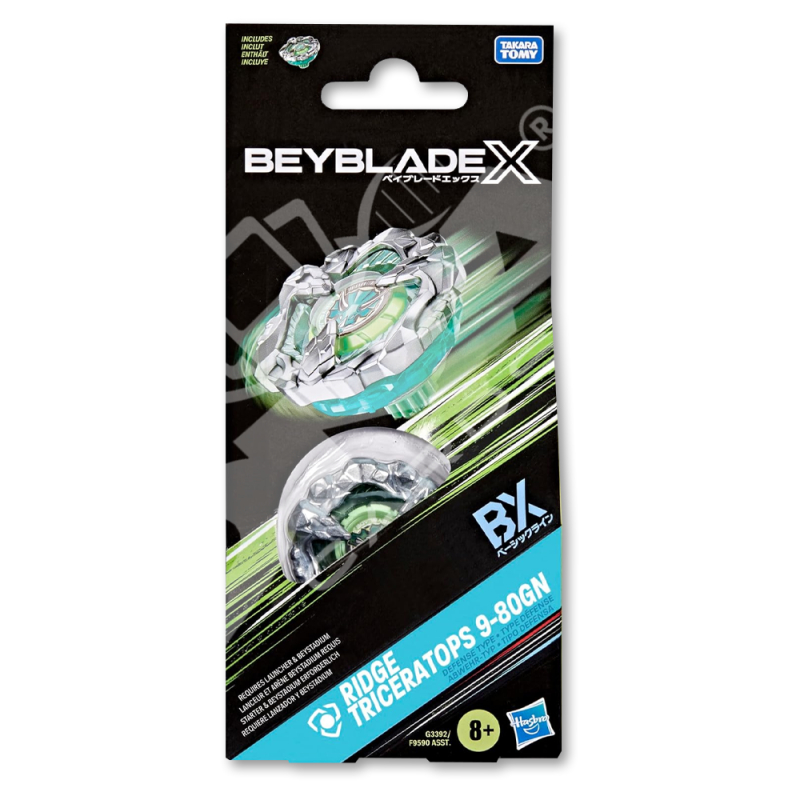 BEYBLADE X - RIDGE TRICERATOPOS 9-80GN - BASIC LINE (BX)