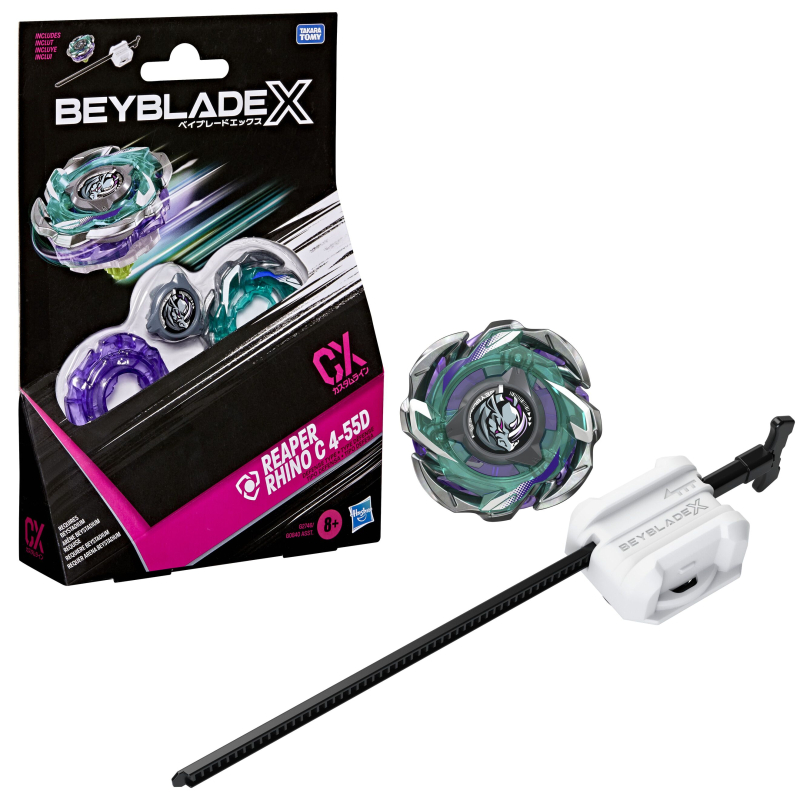 BEYBLADE X - REAPER RHINO C4 - 55D - CUSTOM LINE (CX) 