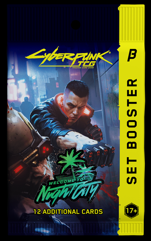 CYBERPUNK TCG BUSTA SINGOLA WELCOME TO NIGHT CITY - BETA