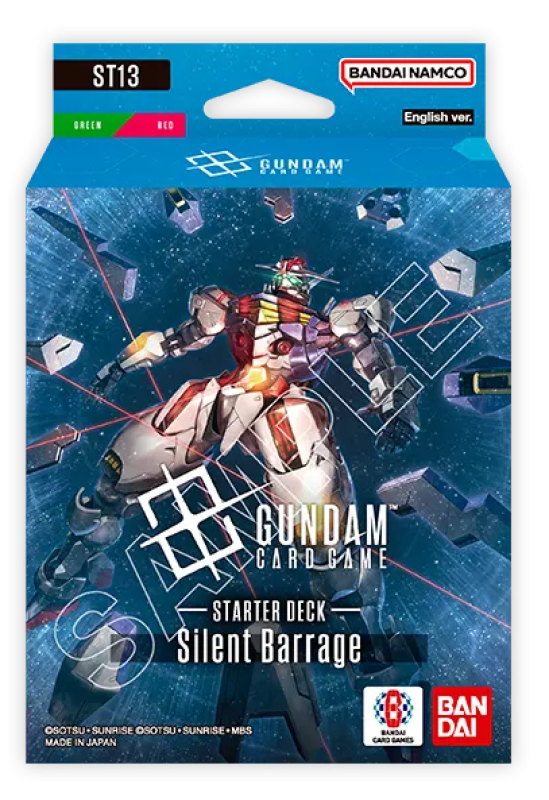 GUNDAM CARD GAME STARTER DECK ST13 - SILENT BARRAGE