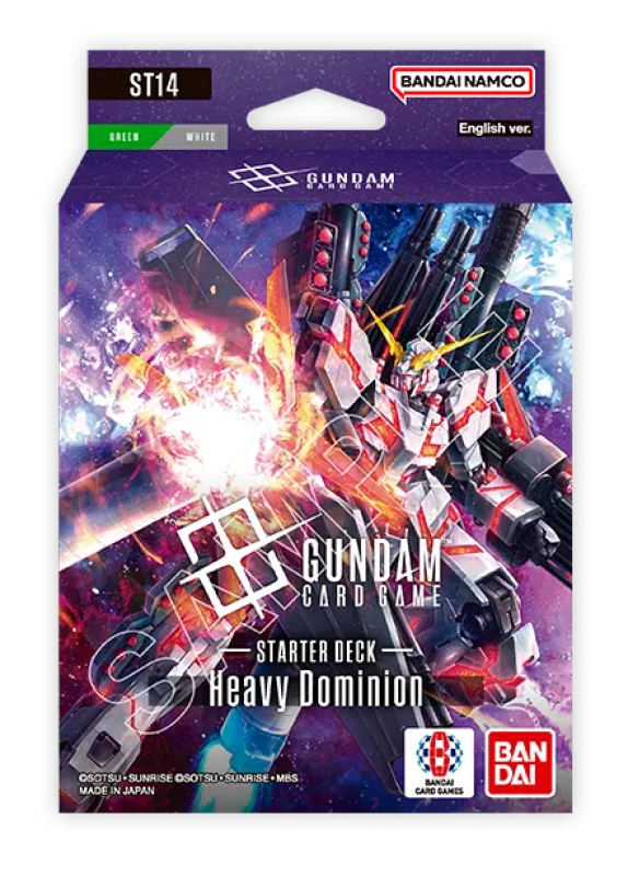 GUNDAM CARD GAME STARTER DECK ST14 - HEAVY DOMINION