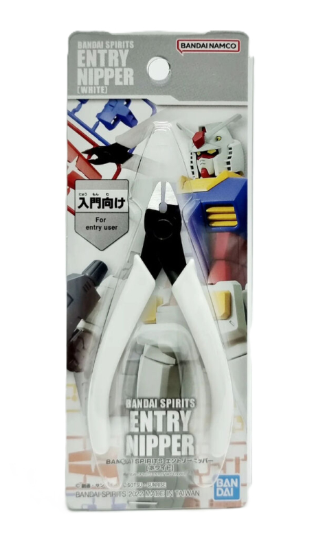 BANDAI SPIRITS ENTRY NIPPER WHITE Tronchesina di precisione per Sprue 