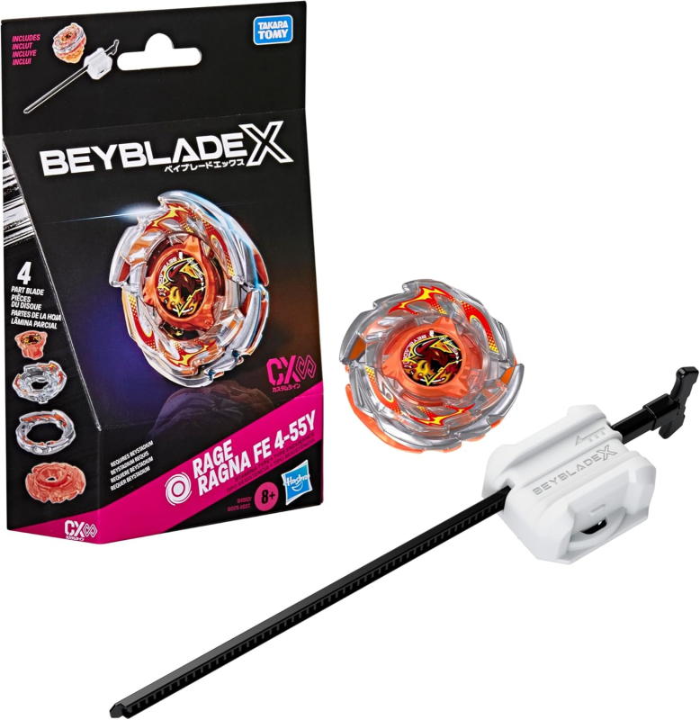BEYBLADE X - RAGE RAGNA FE 4-55Y - CUSTOM LINE (CX)