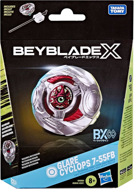 BEYBLADE-X - STARTER PACK - GLARE CYCLOPS 7-55FB - BASIC LINE (BX)