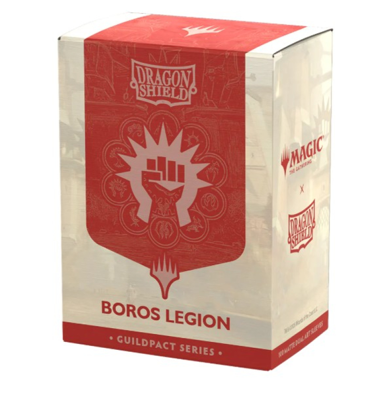 100 BUSTINE STANDARD  MATTE DUAL SLEEVES - GUILDPACK SERIES - BOROS LEGION