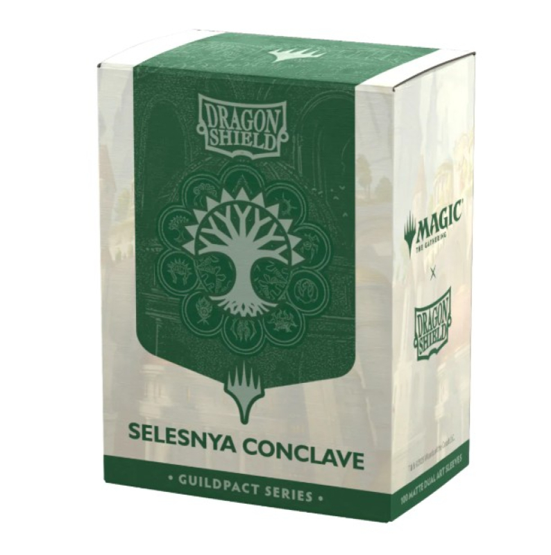 100 BUSTINE STANDARD  MATTE DUAL SLEEVES - GUILDPACK SERIES - SELESNYA CONCLAVE