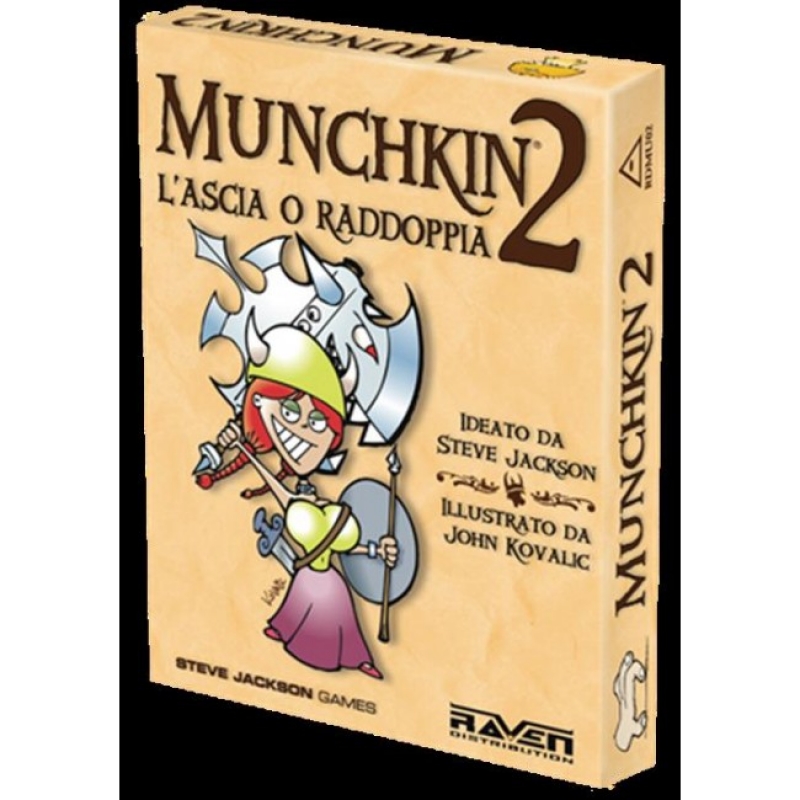 MUNCHKIN 2 - L'ASCIA O RADDOPPIA - NUOVA Edizione